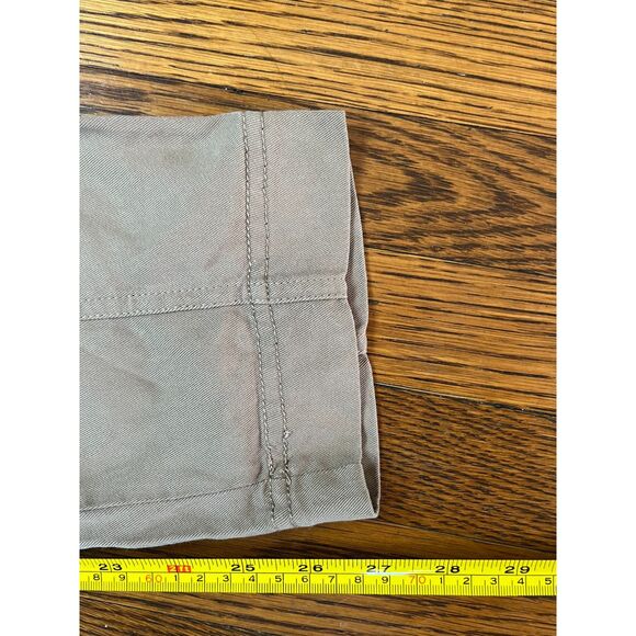 Sundance Tan Button Up Tie Front Pants Trousers Women's Size 2 - Picture 7 of 7